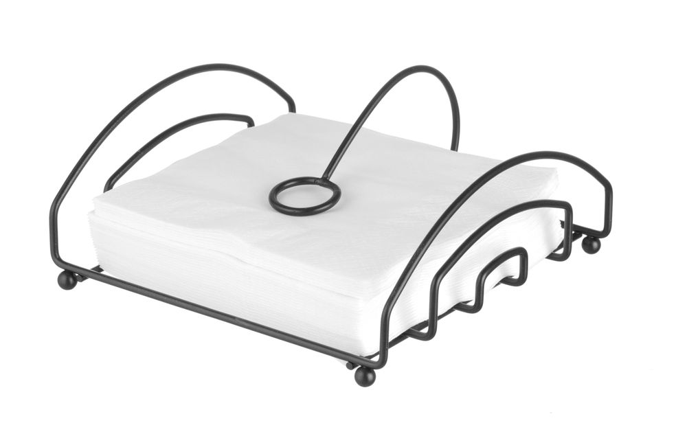 Serviettenhalter, schwarz – Bild 3