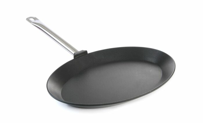 Fischpfanne - oval Titanium Professional